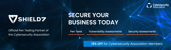 Shield 7 logo. Cybersecurity Association's official Penetration Testing Partner.