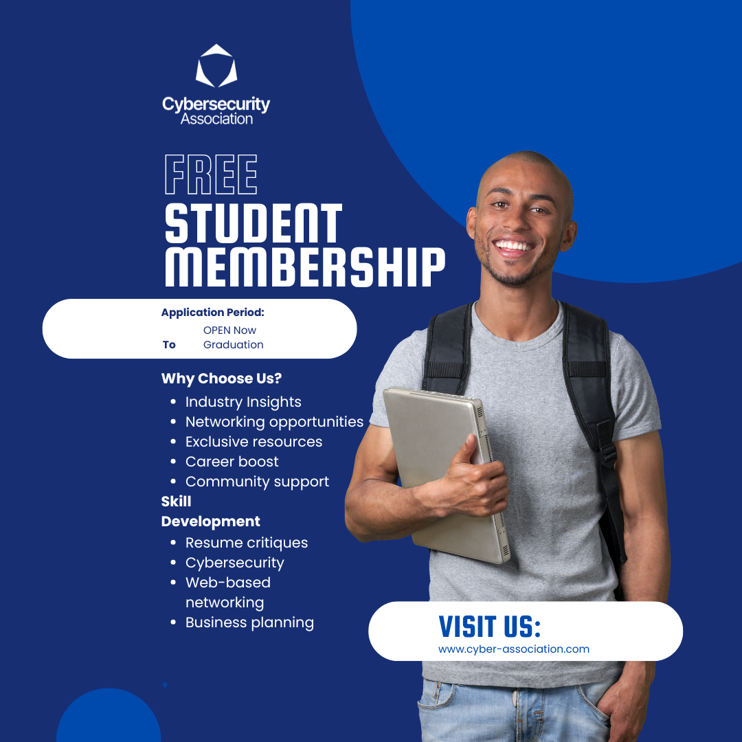 Student Membership for Cybersecurity Association